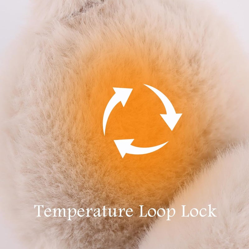 Pesaat Warm Ear muffs for Women Winter Unisex Fluffy Earmuffs Lady Ear Warmer Faux Fur Ear Covers - Image 4
